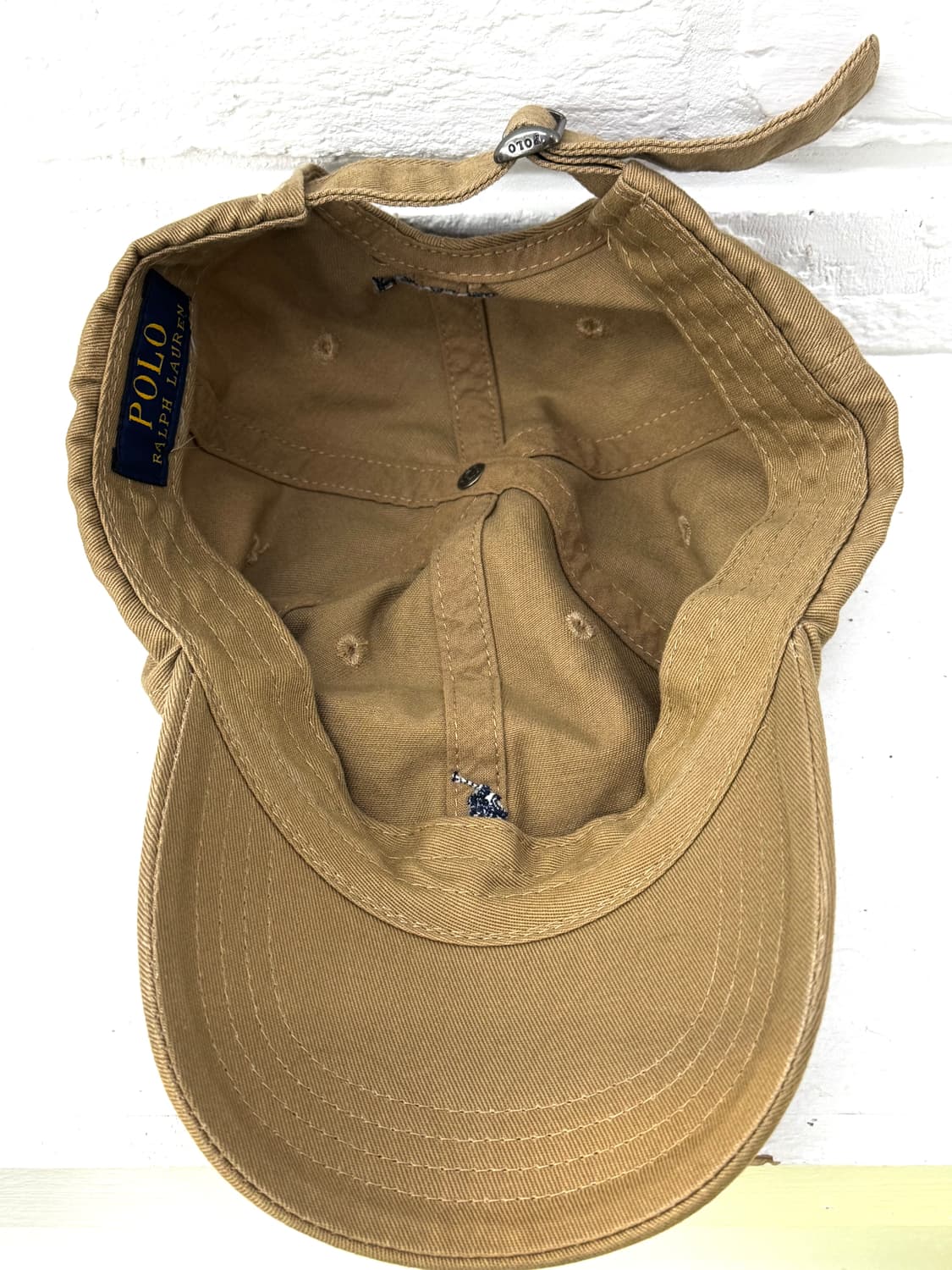 폴로 브라운 볼캡 상품이미지3