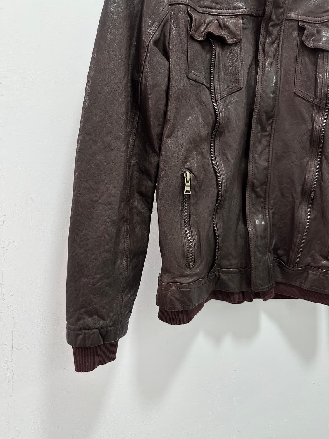 Italy sheepskin tanning gimmic high neck 상품이미지6