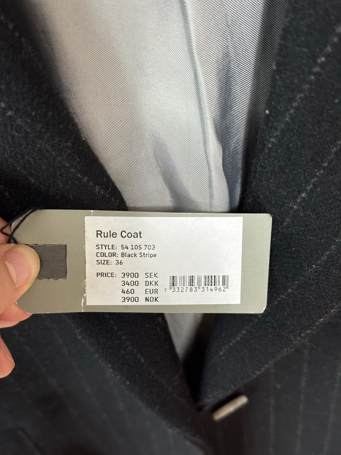 HOPE 스트라이프 코트 36 상품이미지4