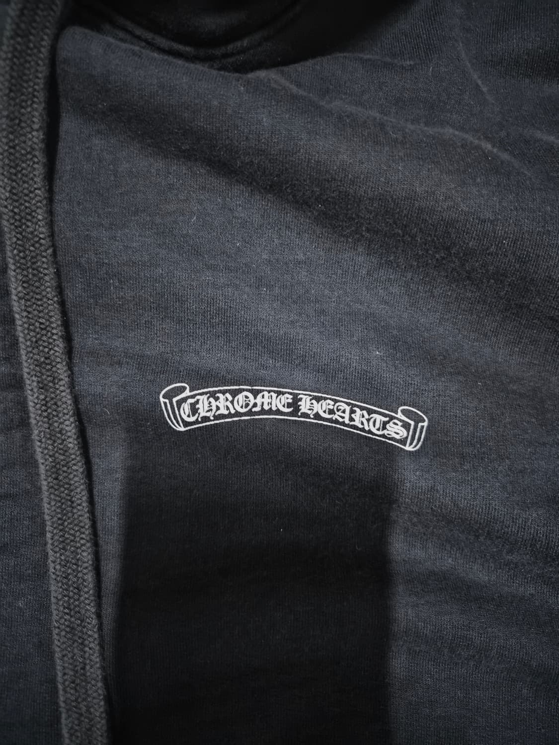 크롬하츠 스크롤 로고 후드집업 XXL (청담 매장 구매,정품,영수증) 상품이미지3