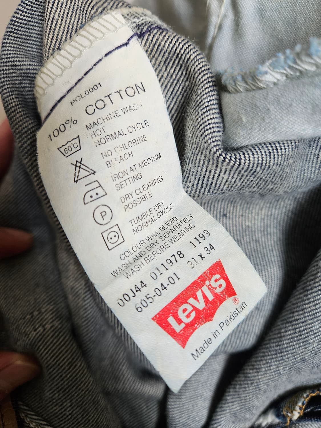 [31]리바이스 605 오렌지탭 인디고 상품이미지5