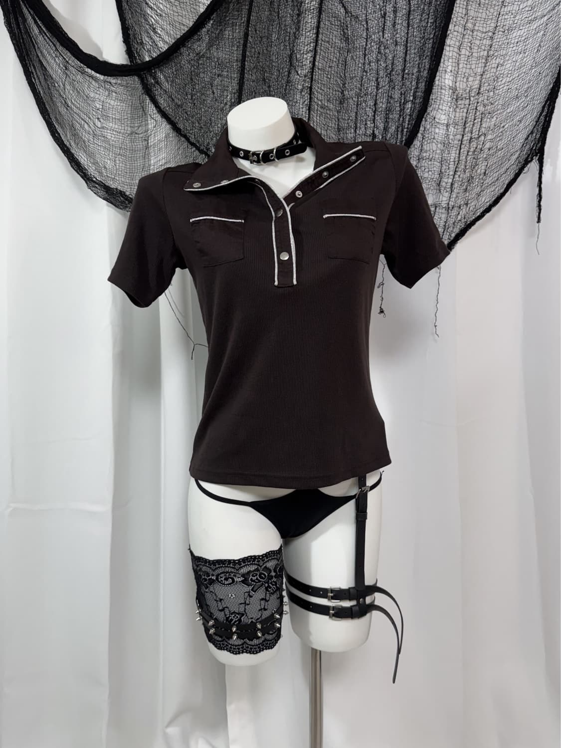 brown pk t-shirt 상품이미지2