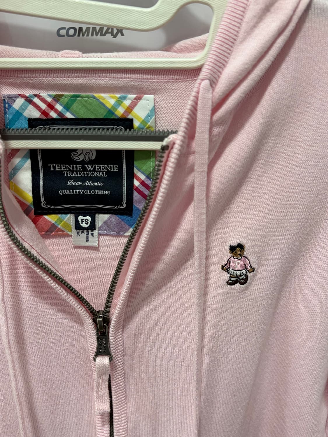 티니위니 딸기우유 연핑크 니트 후드집업  상품이미지2