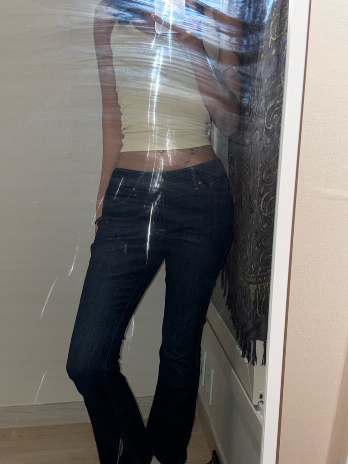 리바이스 중청 미디라이즈 세미 부츠컷 데님팬츠 상품이미지2