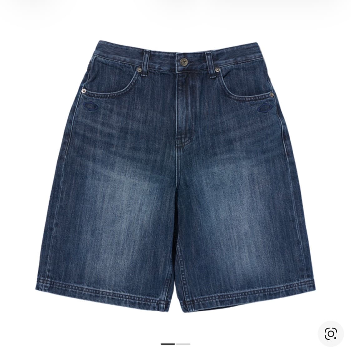 미스치프 데님 버뮤다 팬츠 인디고 S 상품이미지1
