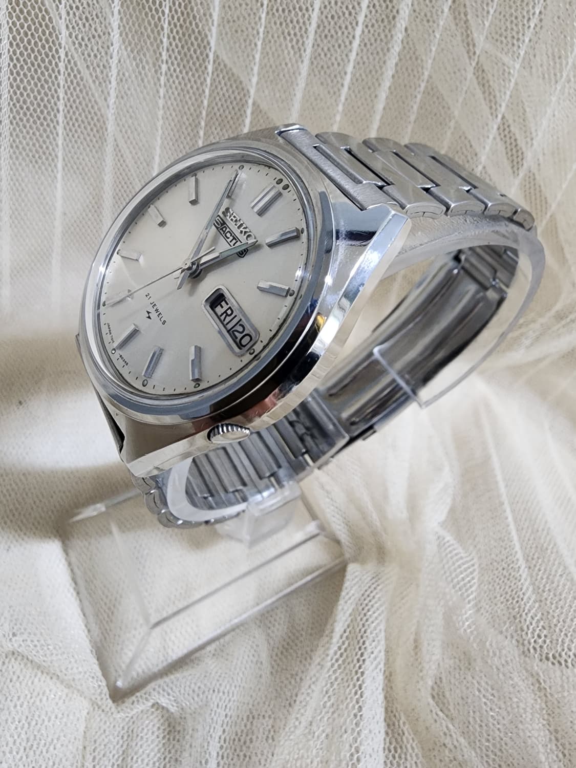 빈티지 세이코 5 액투스 Seiko 5 Actus 오토매틱 시계 상품이미지3