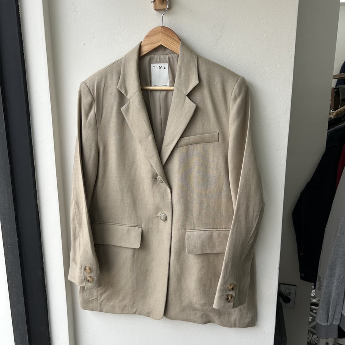 17173 - 24S/S 타임 린넨 블레이저 자켓 상품이미지2