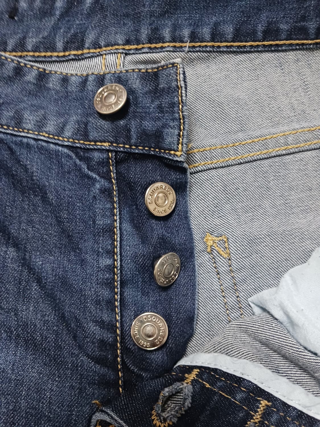 [48] 디스퀘어드2 페인트 디스워싱 슬림진 청바지 32 33 상품이미지6