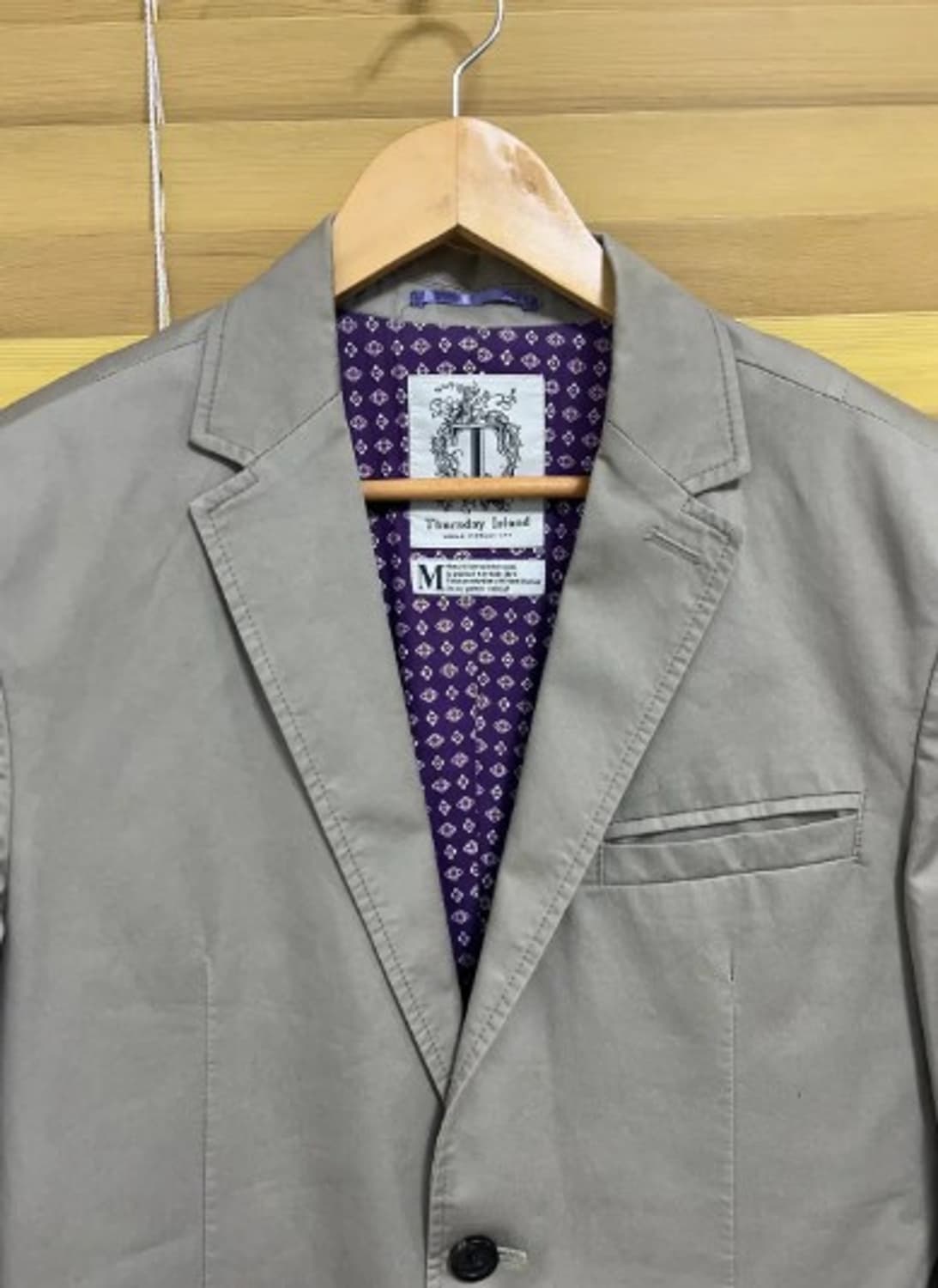 써스데이아일랜드 남성 간절기면자켓 95 상품이미지1