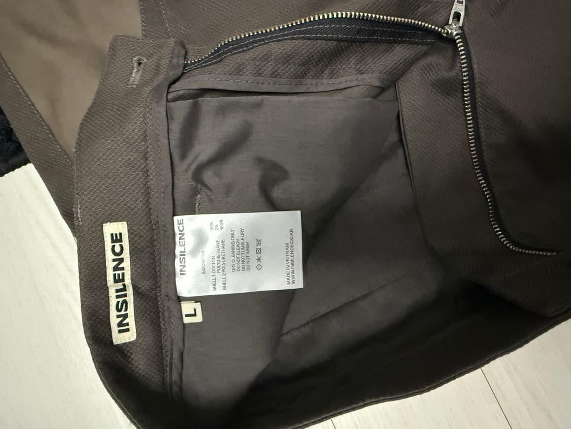 인사일런스 브라운 팬츠 L 상품이미지3