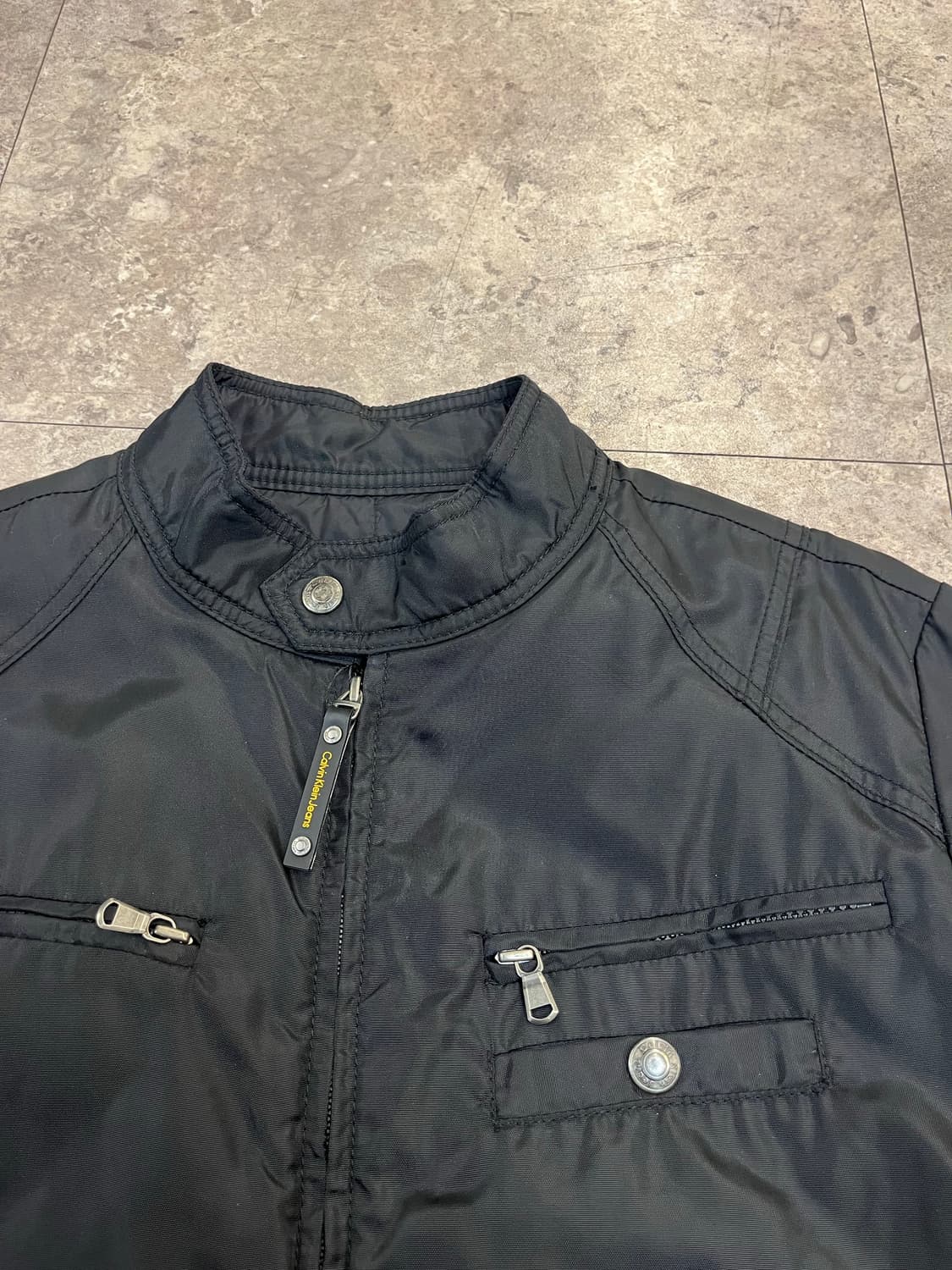 캘빈 클라인 라이더 자켓 블랙 L #csz3692 상품이미지5