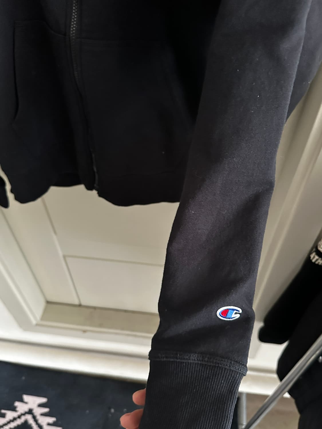 Champion 로고 후드집업 상품이미지2