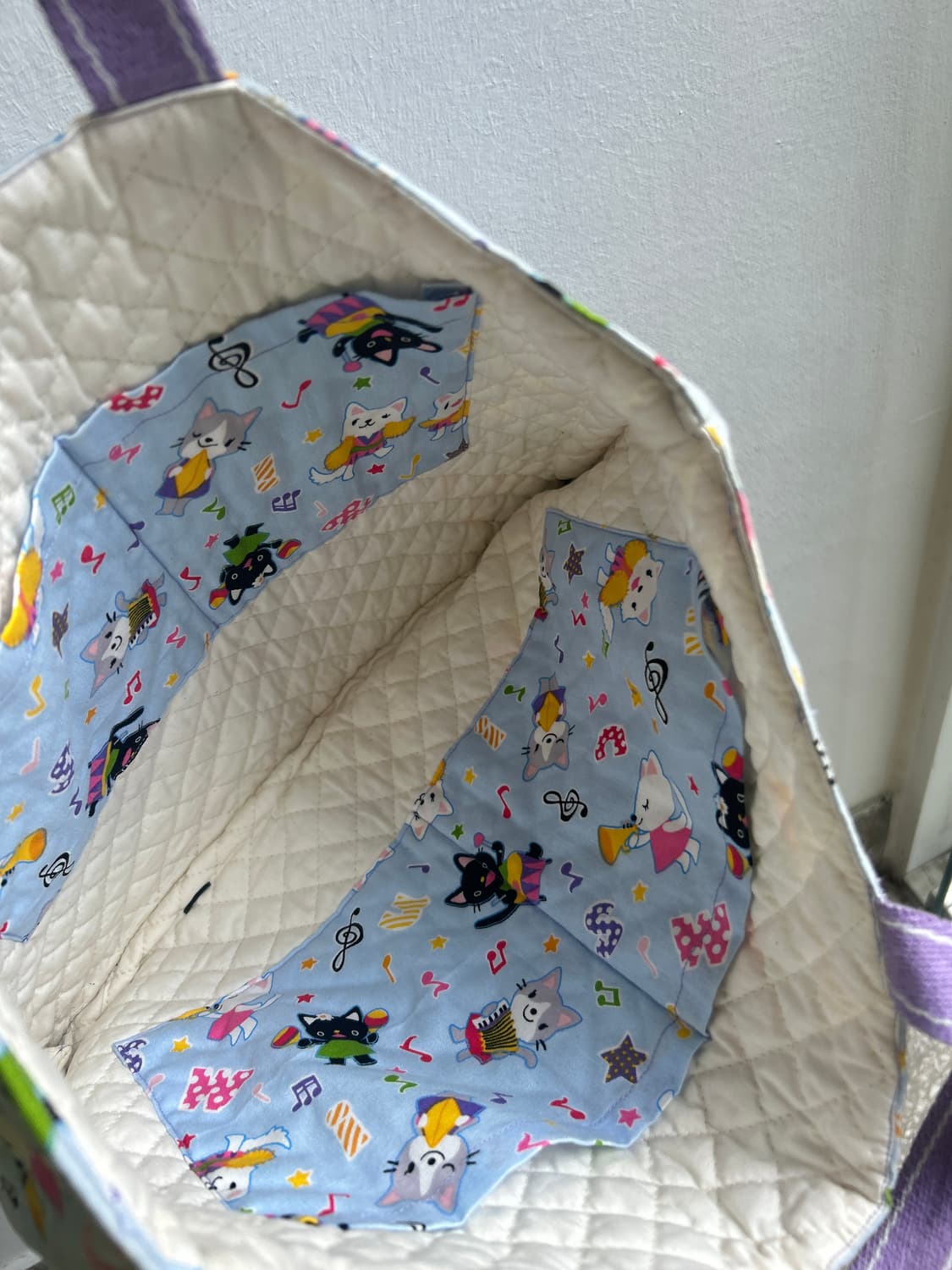 음표 고양이 손가방  상품이미지6