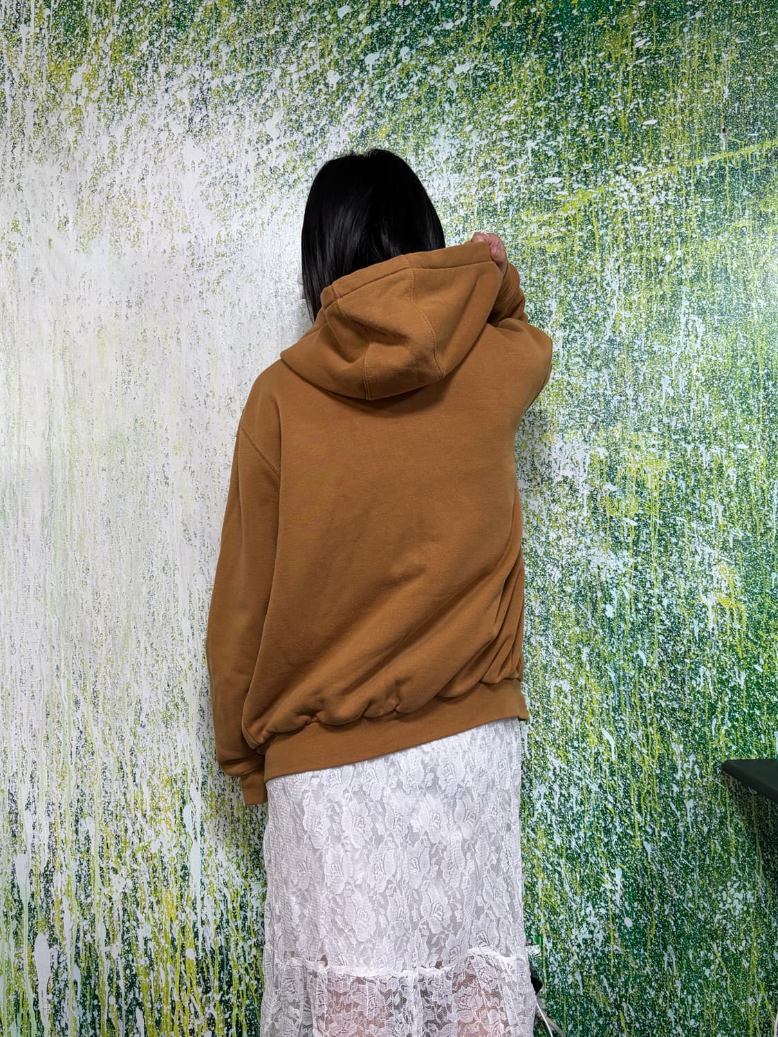 칼하트 된장 브라운 후드 집업 M 상품이미지3