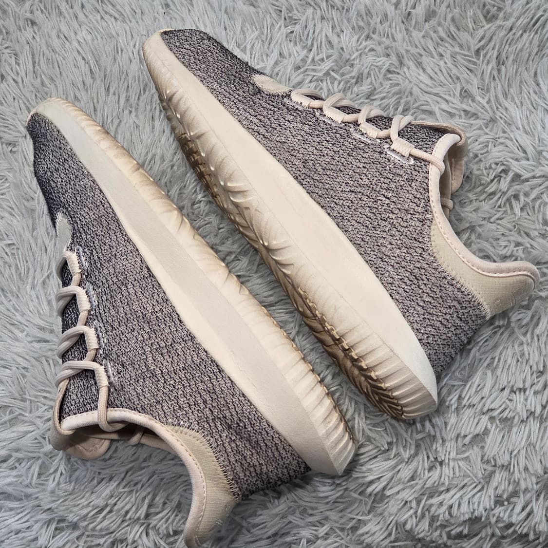 5q-7:아디다스 오리지널스 튜블라 섀도우 그레이/베이지 (230cm) 상품이미지7