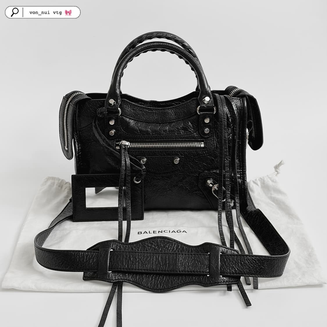 발렌시아가 클래식 시티백 미니 판매합니다. 상품이미지1