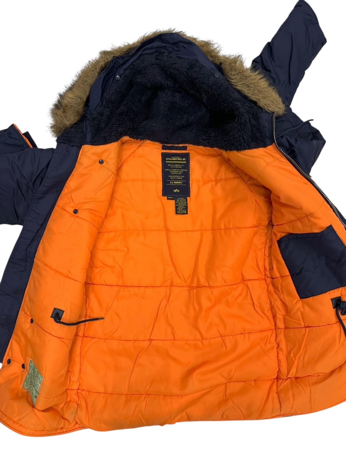 알파인더스트리 N3B 야상 네이비 (S~L) 상품이미지8