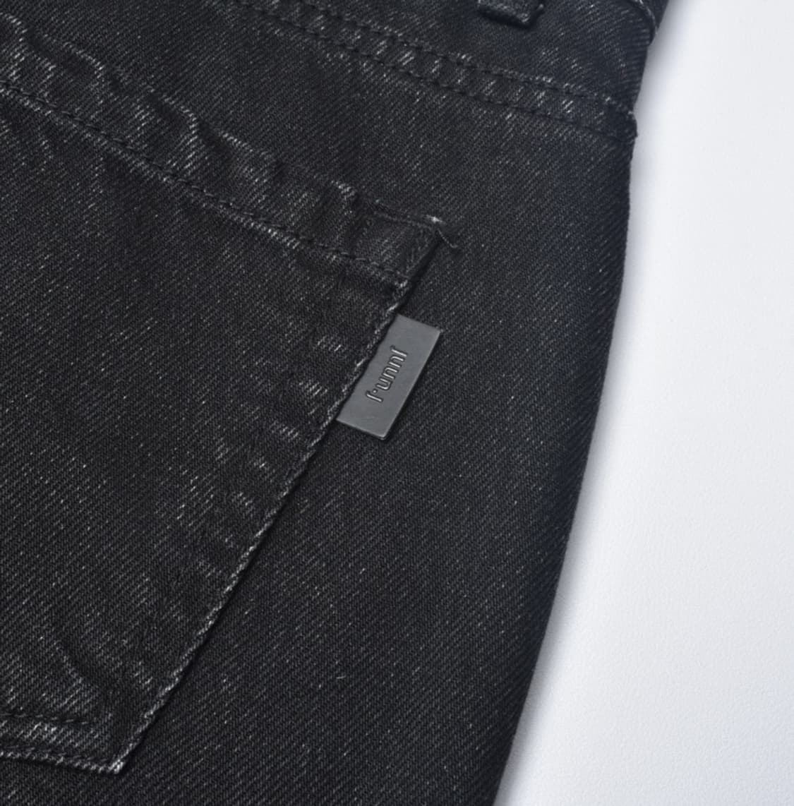 준지 스트레이트핏 흑청 데님팬츠 청바지 상품이미지8