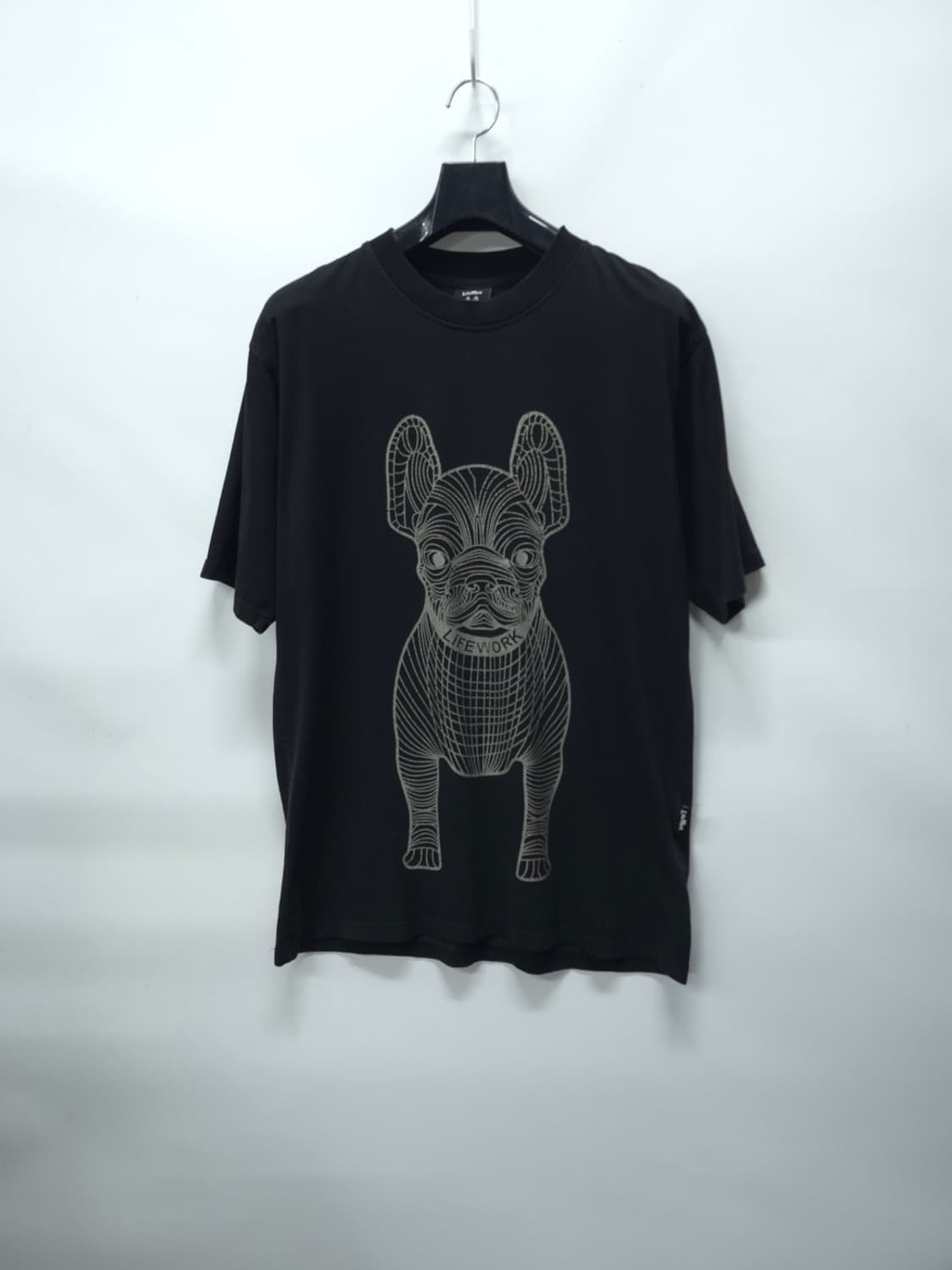 라이프워크 빅 로고 그래픽 반팔 티셔츠 블랙(100) 상품이미지1