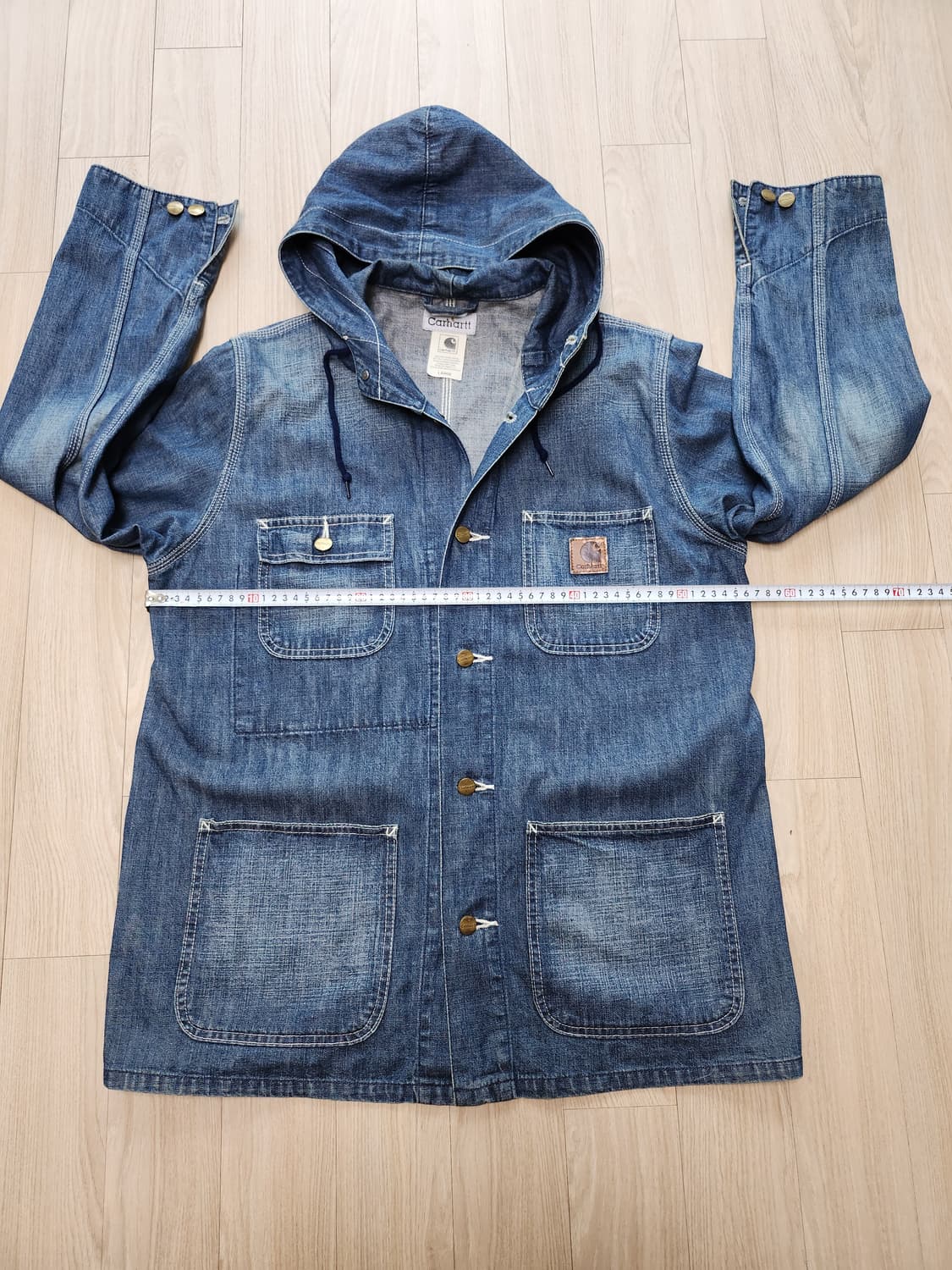 칼하트 후드워크데님자켓(L 상품이미지6