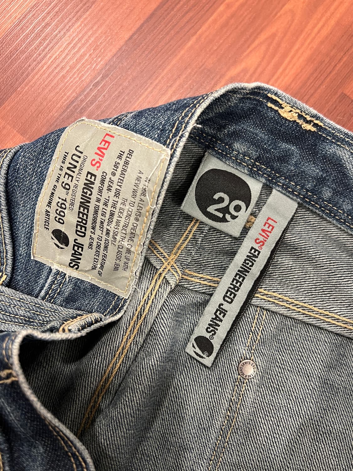 00s Levis 리바이스 엔지니어드 데님 팬츠 (30inch) 상품이미지9