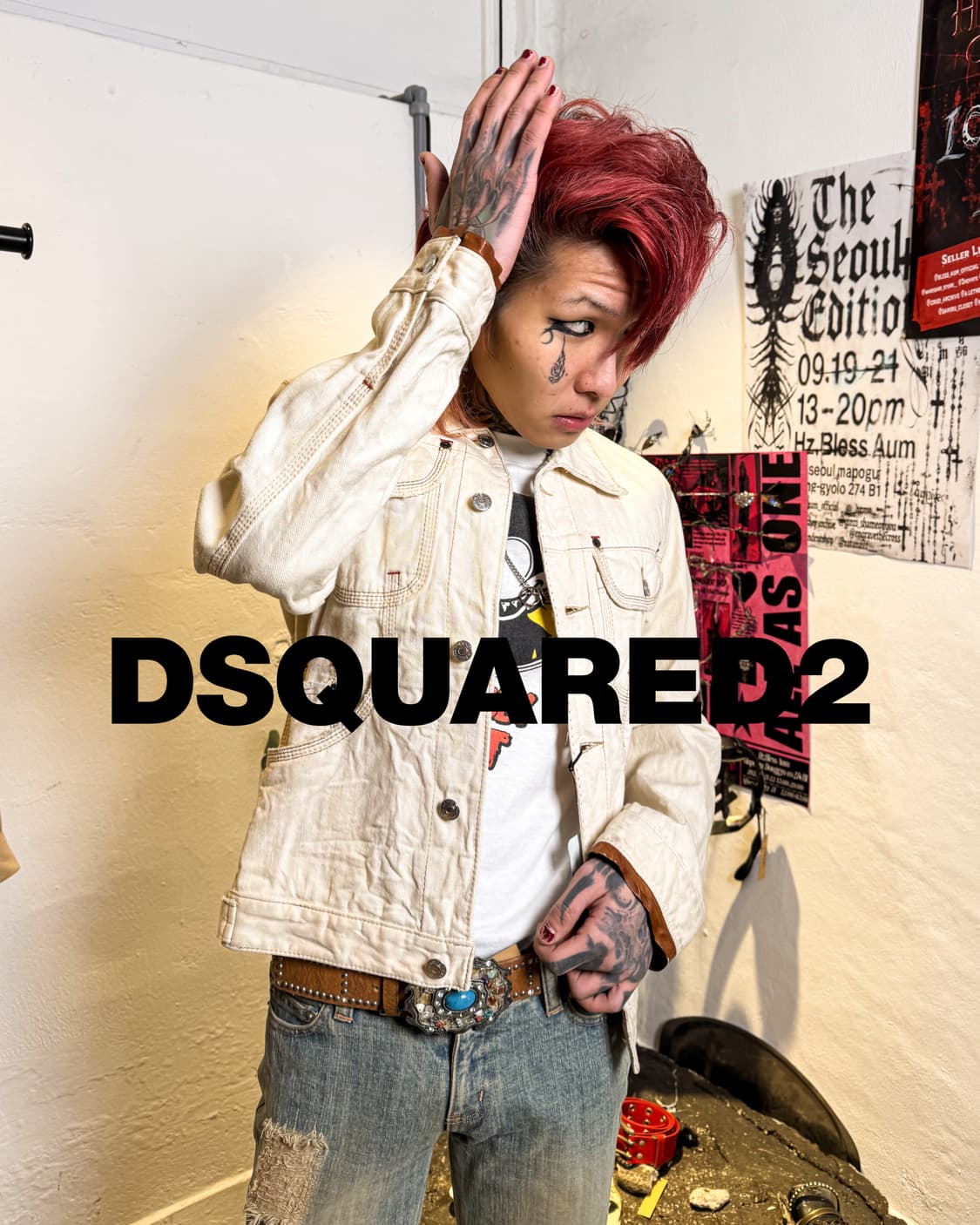 DSQUARED2 – 2006 S/S Leather Trim Jacket 상품이미지1