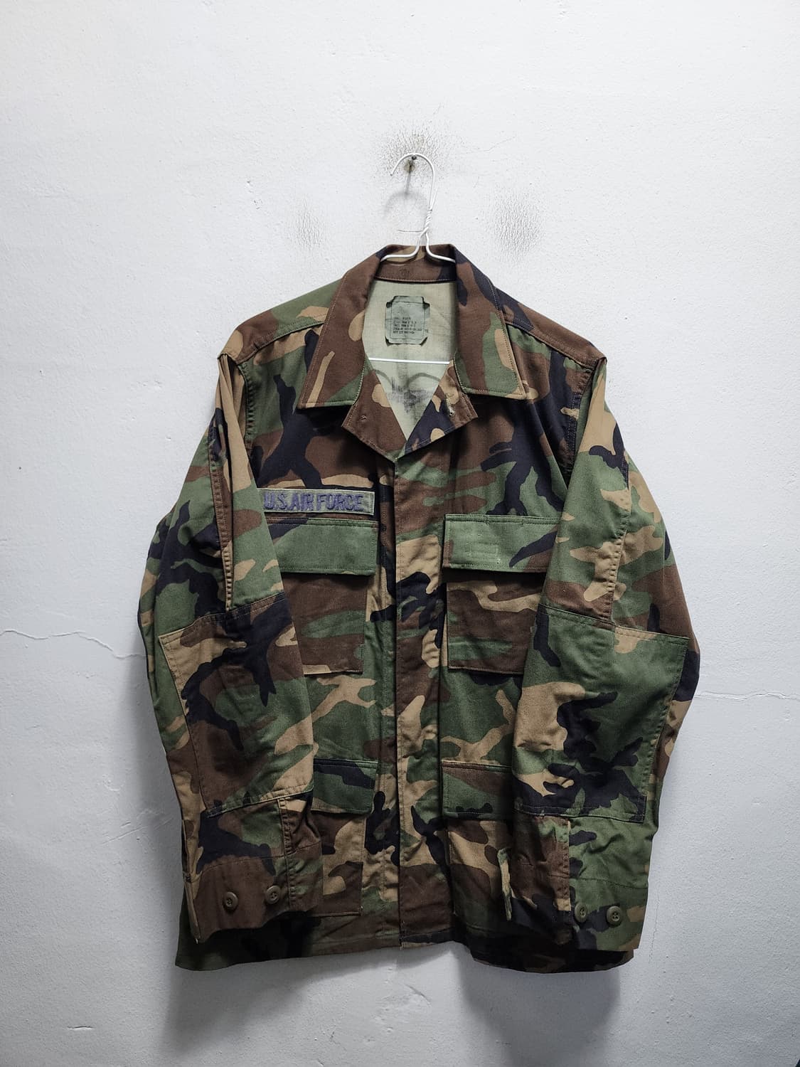 미군 우드랜드 공군 U.S. AIR FORCE 카모 자켓 상품이미지1