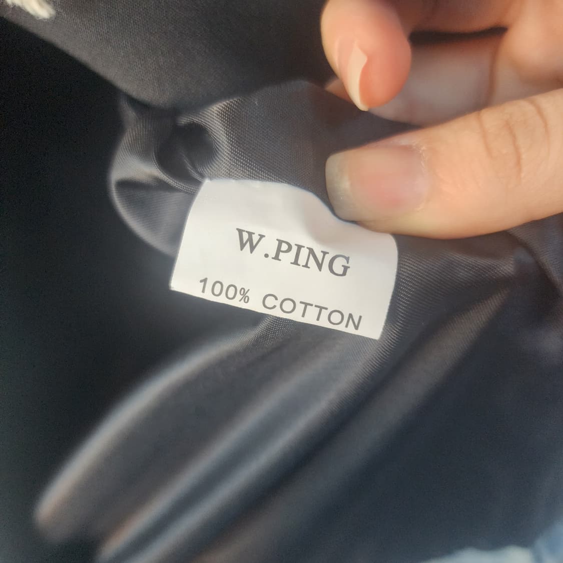 linlin 블랙 데님 배색 재킷 상품이미지5