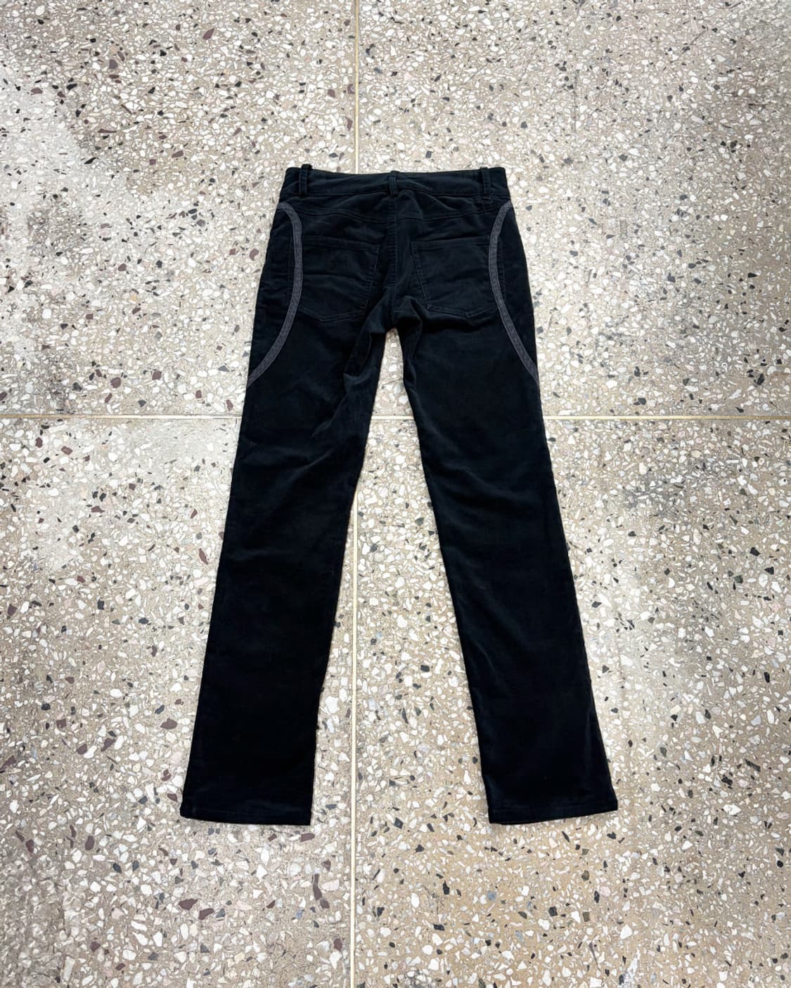 알레산드로 드 베네드띠 파이핑 디테일 코듀로이 팬츠 상품이미지2