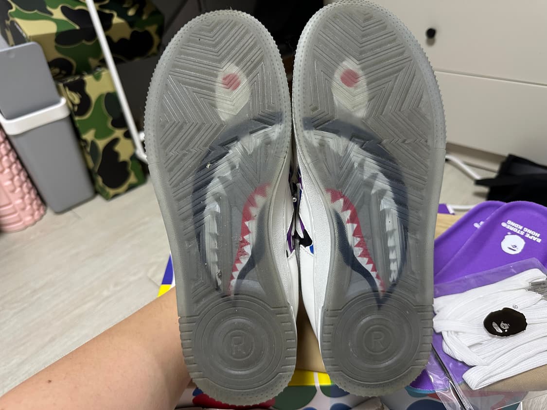 베이프스타 홍콩 익스클루시브 풀박스(깔창도 새거) 상품이미지6