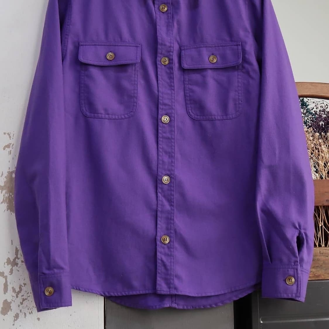 A.P.C 투포켓 울&나일론 셔츠 상품이미지3