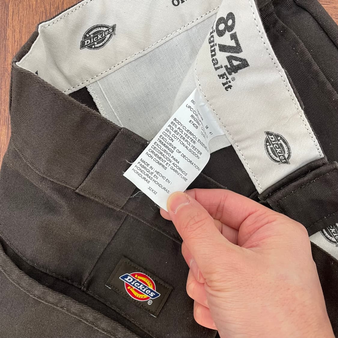 디키즈 브라운 874 팬츠  상품이미지2