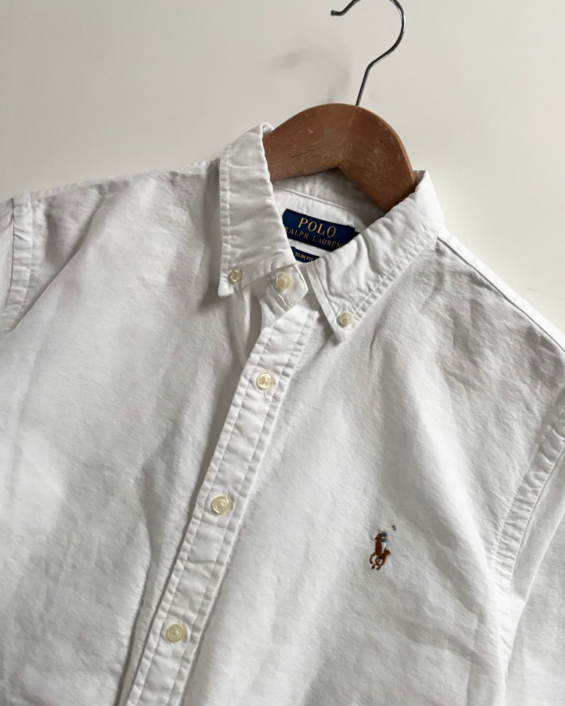 Polo 폴로 랄프로렌 QR신형 멀티컬러포니 화이트 옥스포드 셔츠 상품이미지2