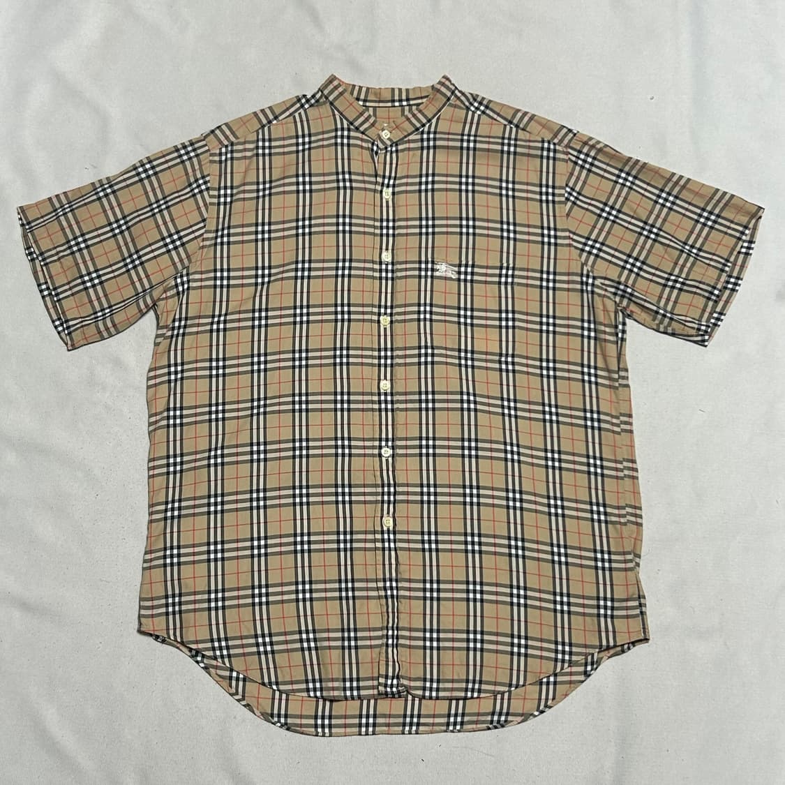 41(L) 버버리 노바체크 반팔 셔츠 상품이미지2
