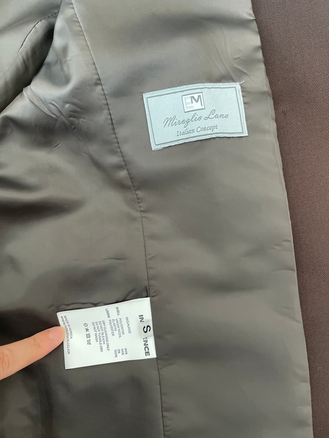 인사일런스우먼 브라운자켓 s 상품이미지6