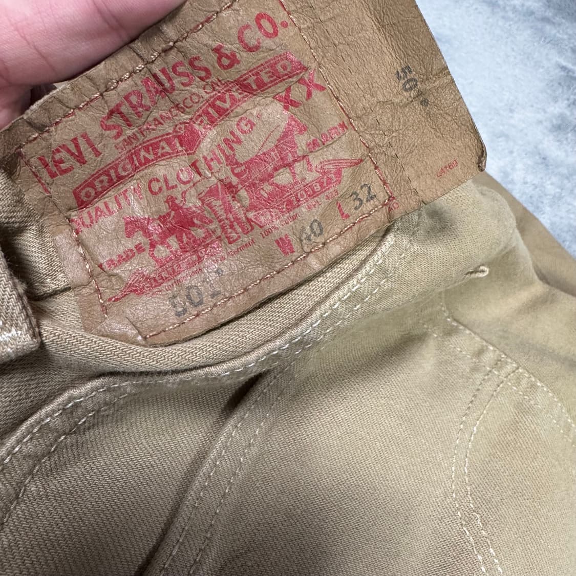 리바이스 501 면바지 코튼팬츠 40  상품이미지3