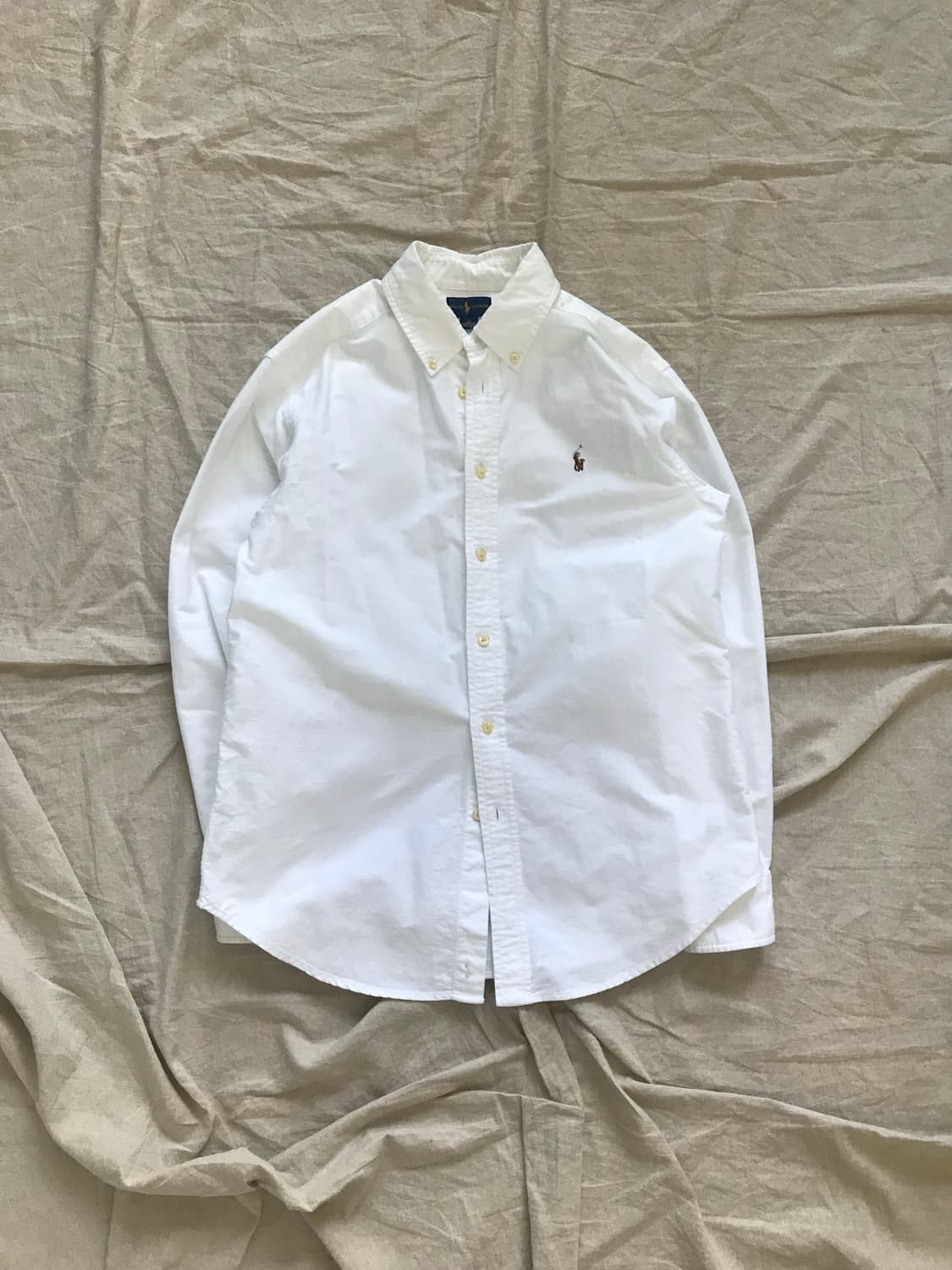 폴로 랄프로렌 포니 로고 화이트 셔츠 상품이미지5