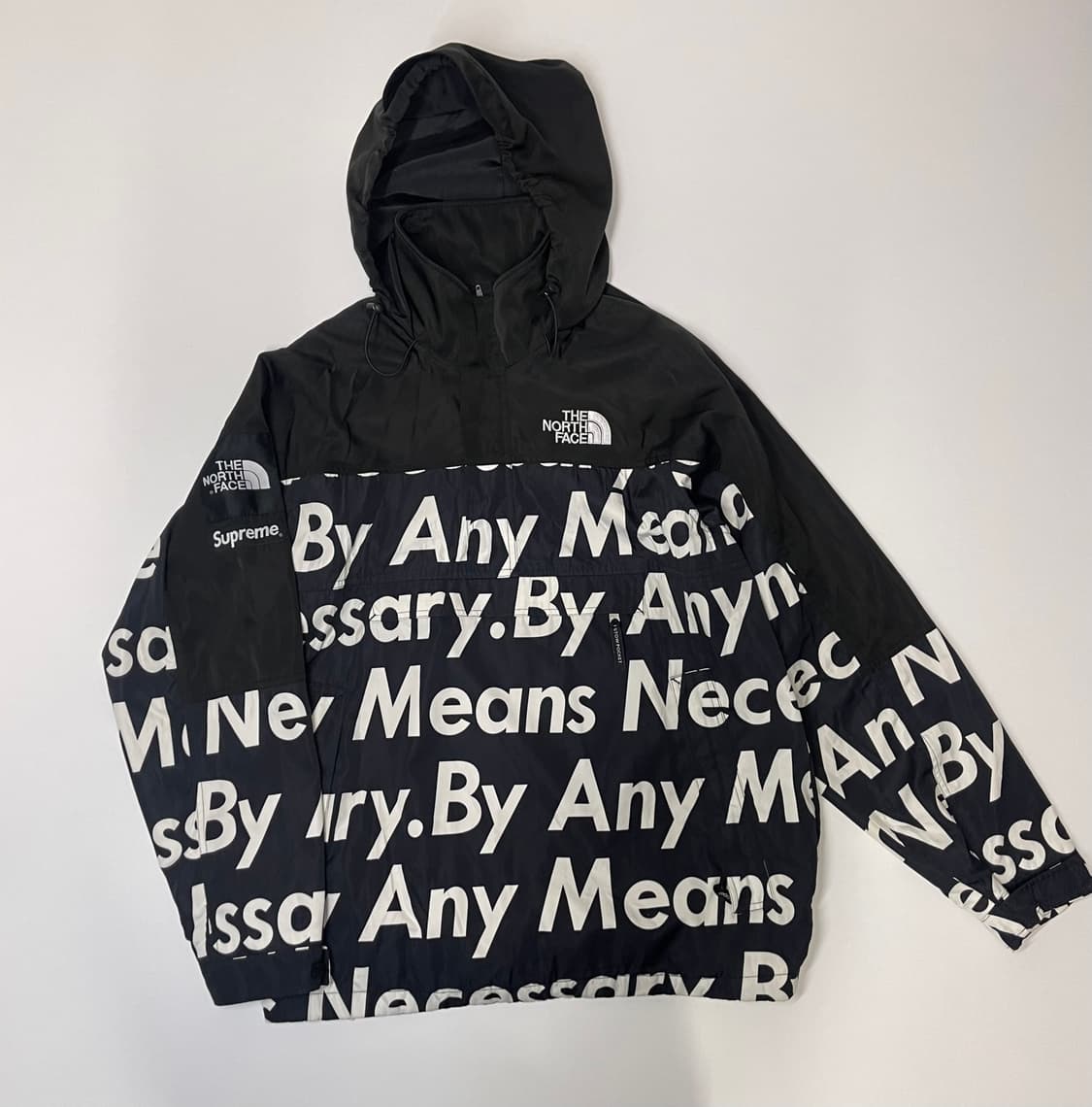 슈프림 x 노스페이스 레터링 아노락 XL 상품이미지5