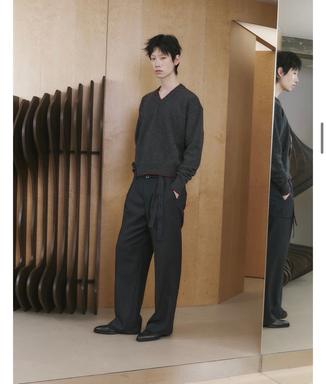 드리프트 레이어드 브이넥 상품이미지2