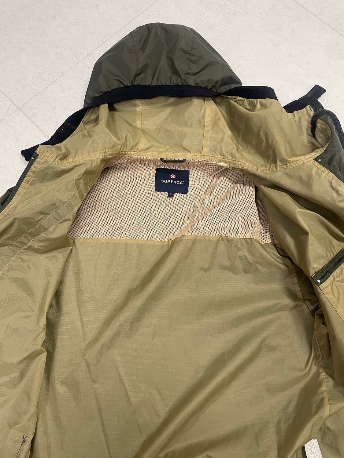 [L] 90s superga massimo osti 화생방 바람막이 자켓 상품이미지3