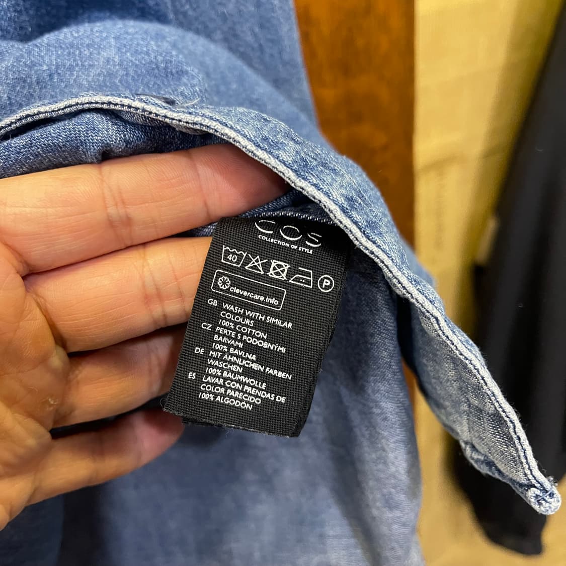 코스 데님셔츠 상품이미지5