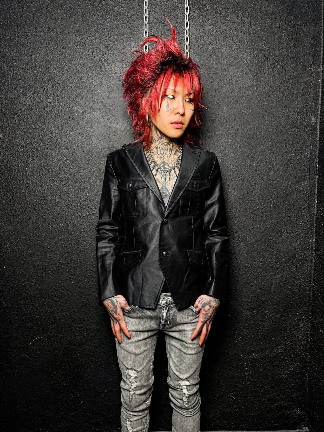 CUSTOM CULTURE – Black Coated Blazer 상품이미지1