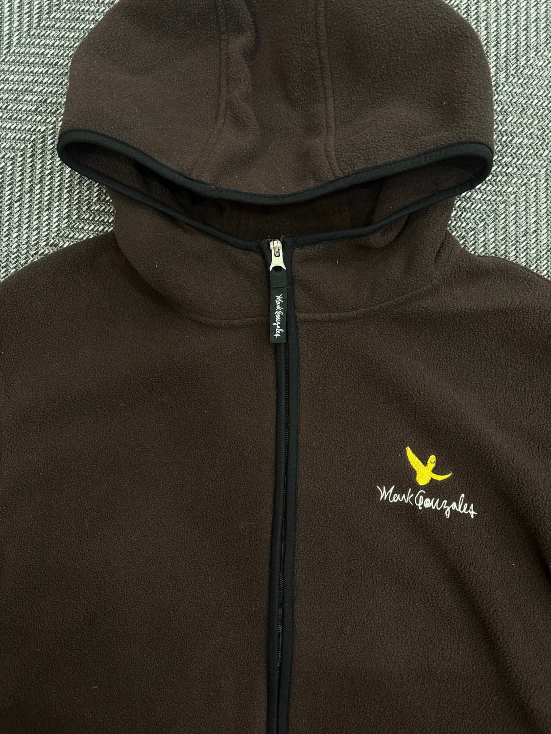 마크곤잘레스 후리스집업 브라운 상품이미지2