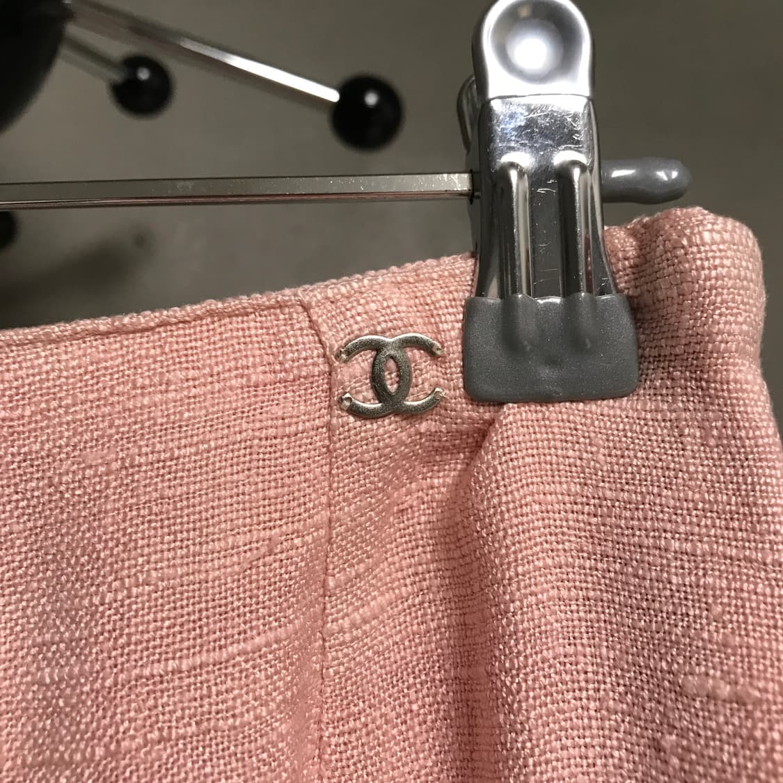 샤넬 핑크 실크 팬츠 36(W) 상품이미지4