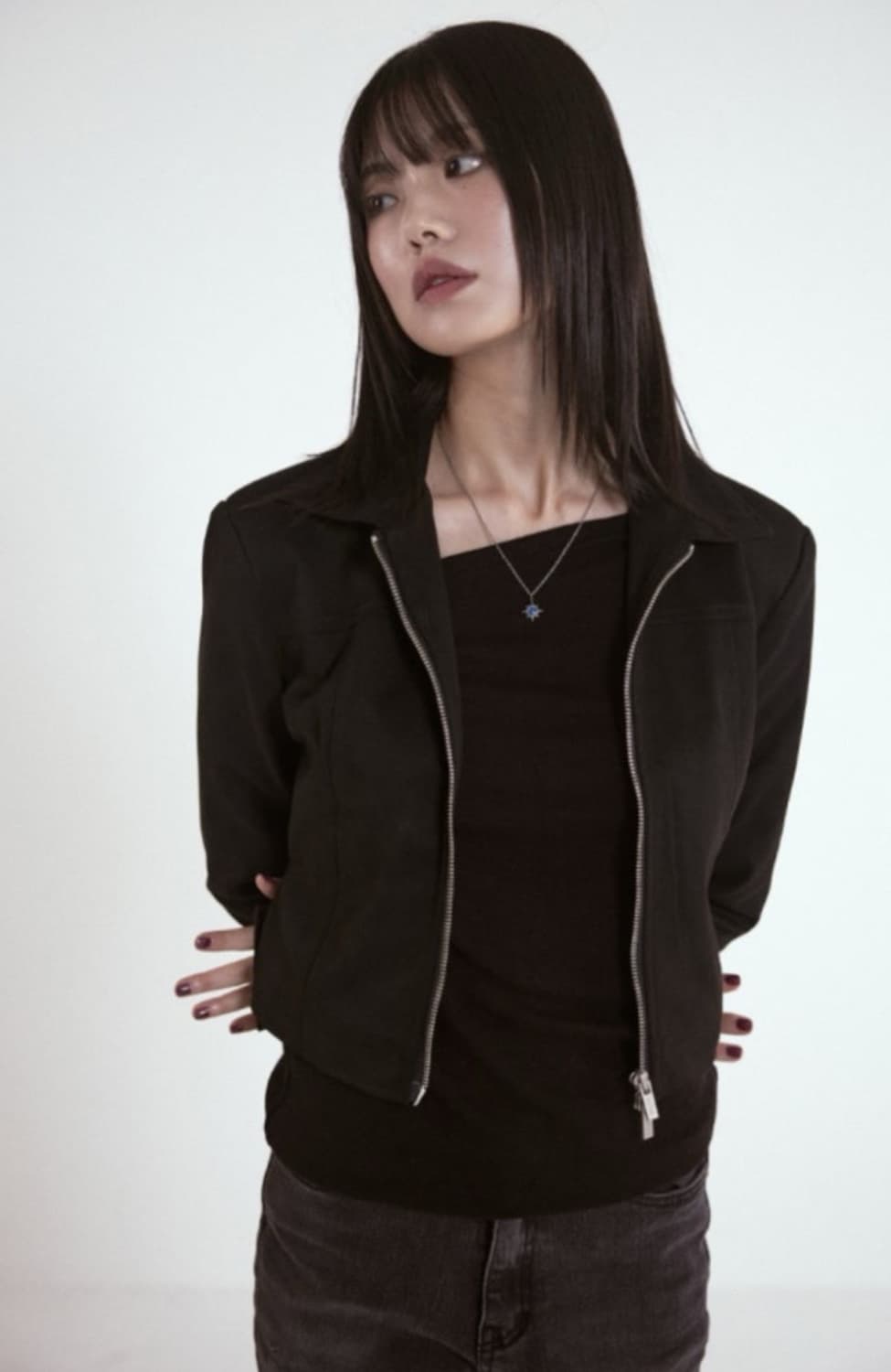 애즈온 dix suede jacket스웨이드자켓 상품이미지5