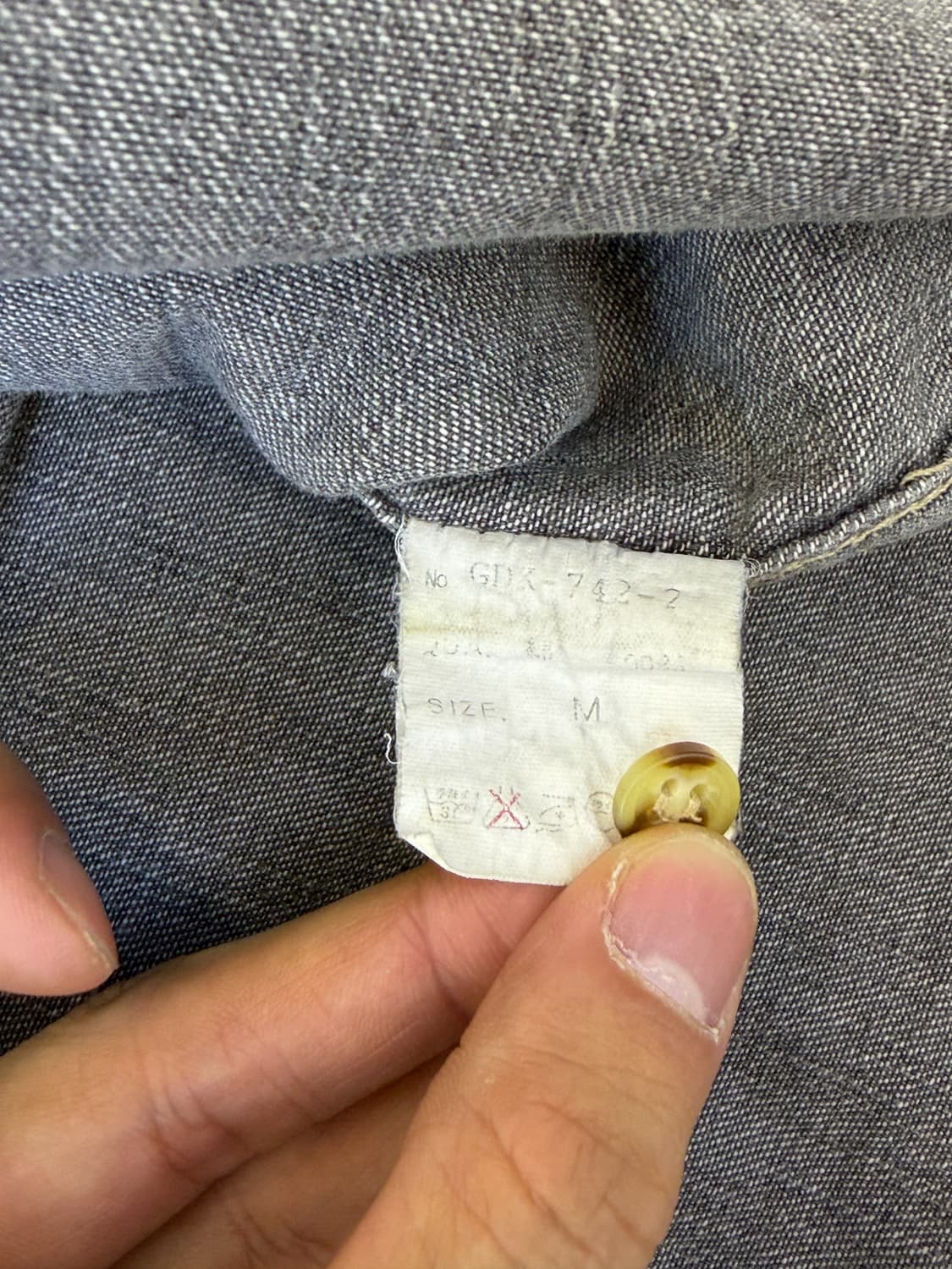 그린 에어 90s 투포켓 데님 셔츠 상품이미지5