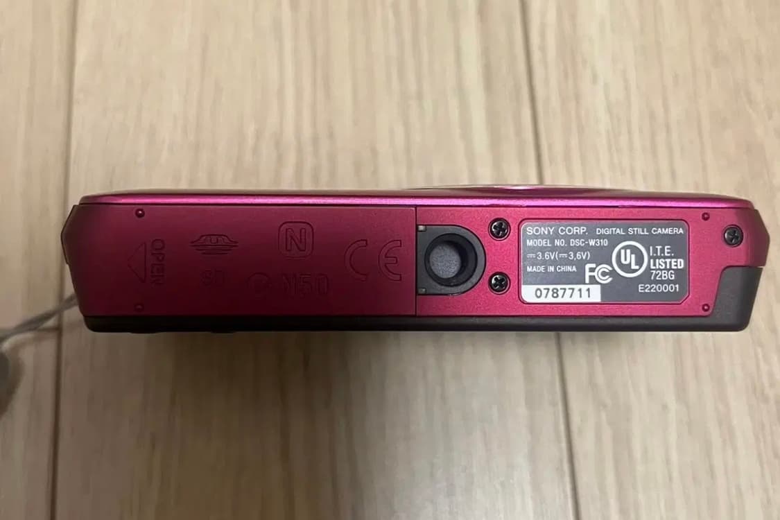 아이브레이 디카 소니 사이버샷 DSC-W310 박스 없는 풀셋 상품이미지5