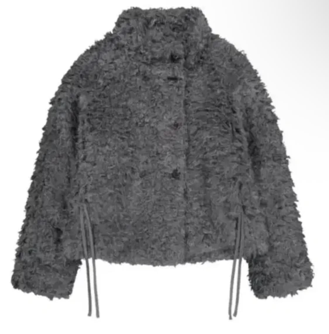 코이세이오 헤어리 퍼자켓 그레이 상품이미지1