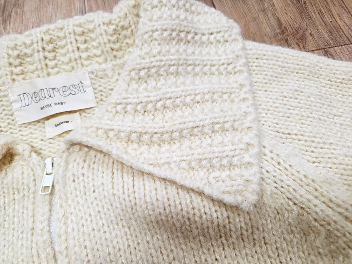 메이비베이비(MAYBEBABY) 디어리스트 길모어 니트가디건 프리사이즈  상품이미지6