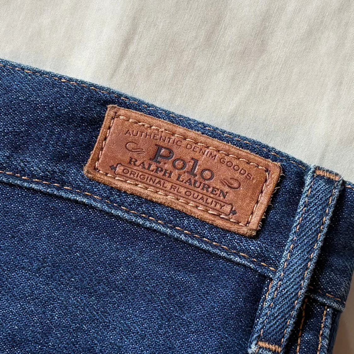 [26] Polo Ralph Lauren 택버튼 데님 미디 스커트 상품이미지10